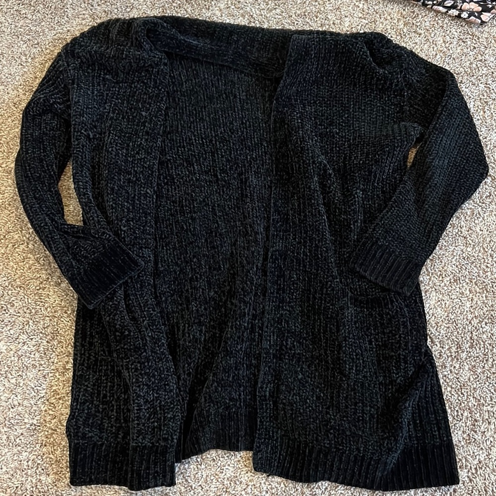 Black cardigan